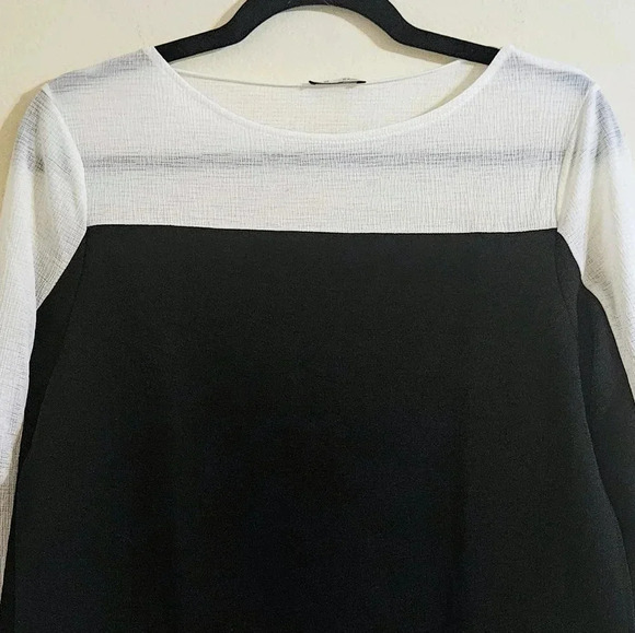 Zara Color Block Blouse - Picture 5 of 5